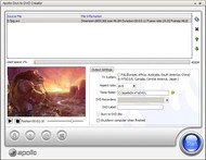 Apollo DivX to DVD Creator screenshot